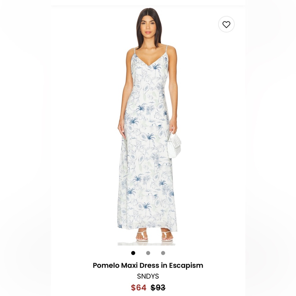 SNDYS Pomelo Maxi Dress in Escapism